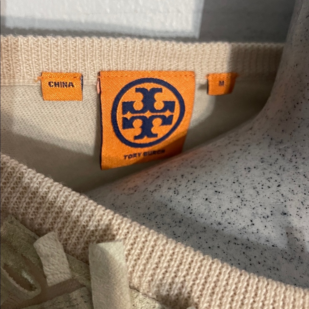 Tory Burch Cream Knit Cardigan - Picture 2 of 3